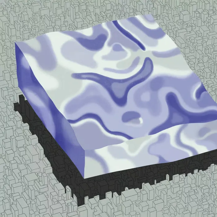 Cover of Invisible City by Wang Wen