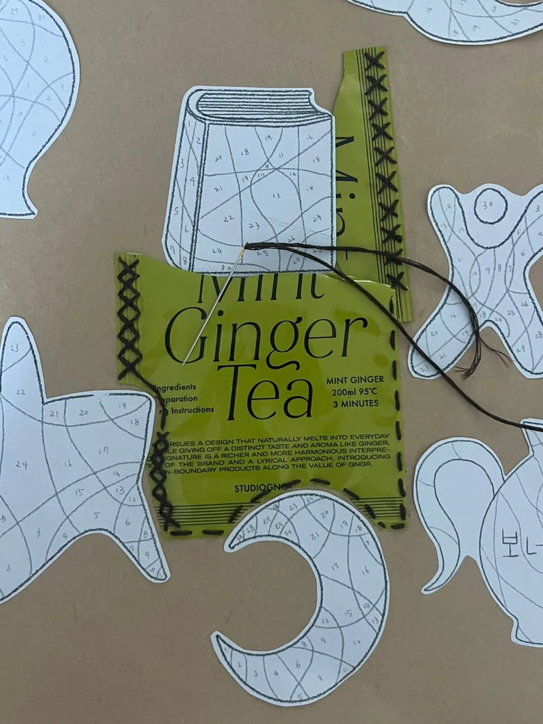 Ginger mint tea