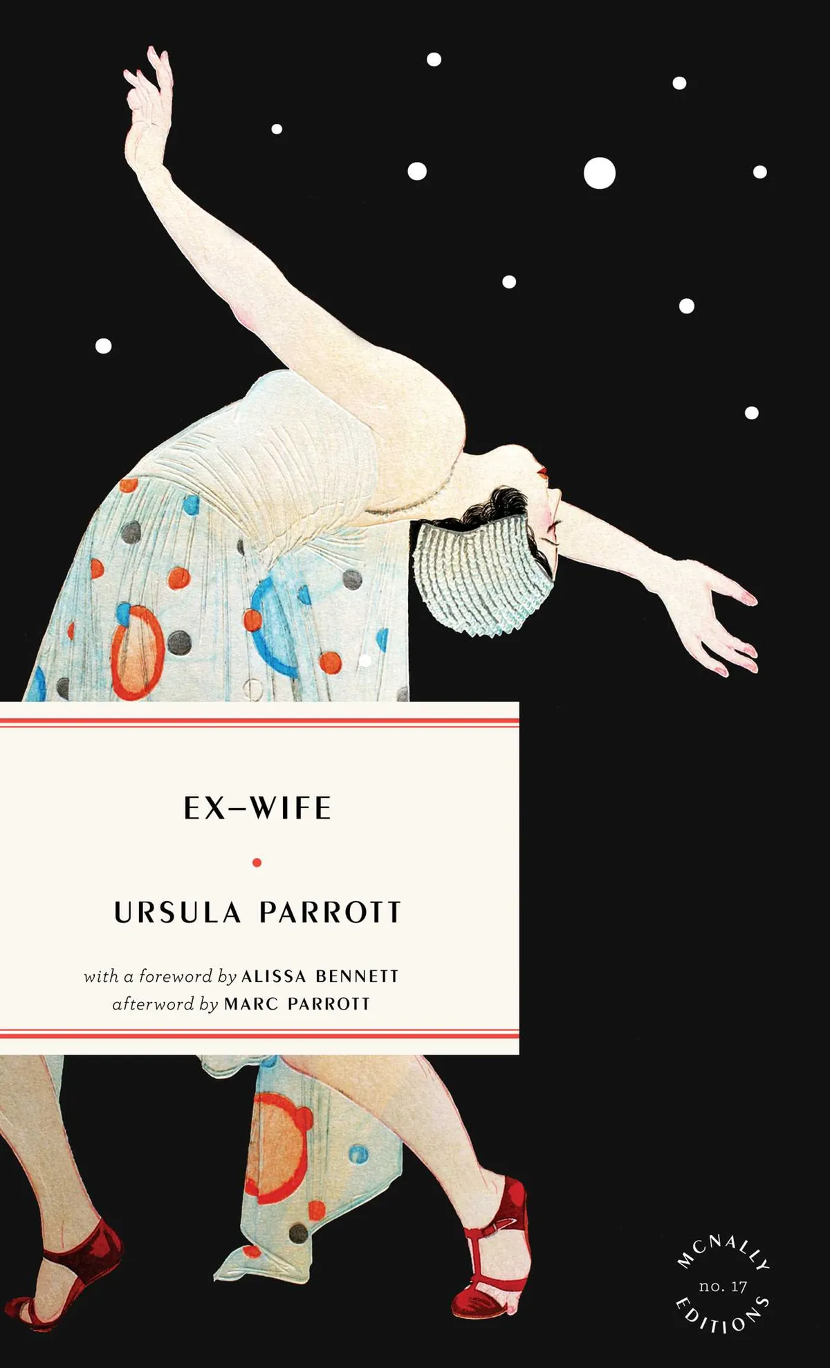 book cover for Ex-Wife featuring art of a 1920s flapper