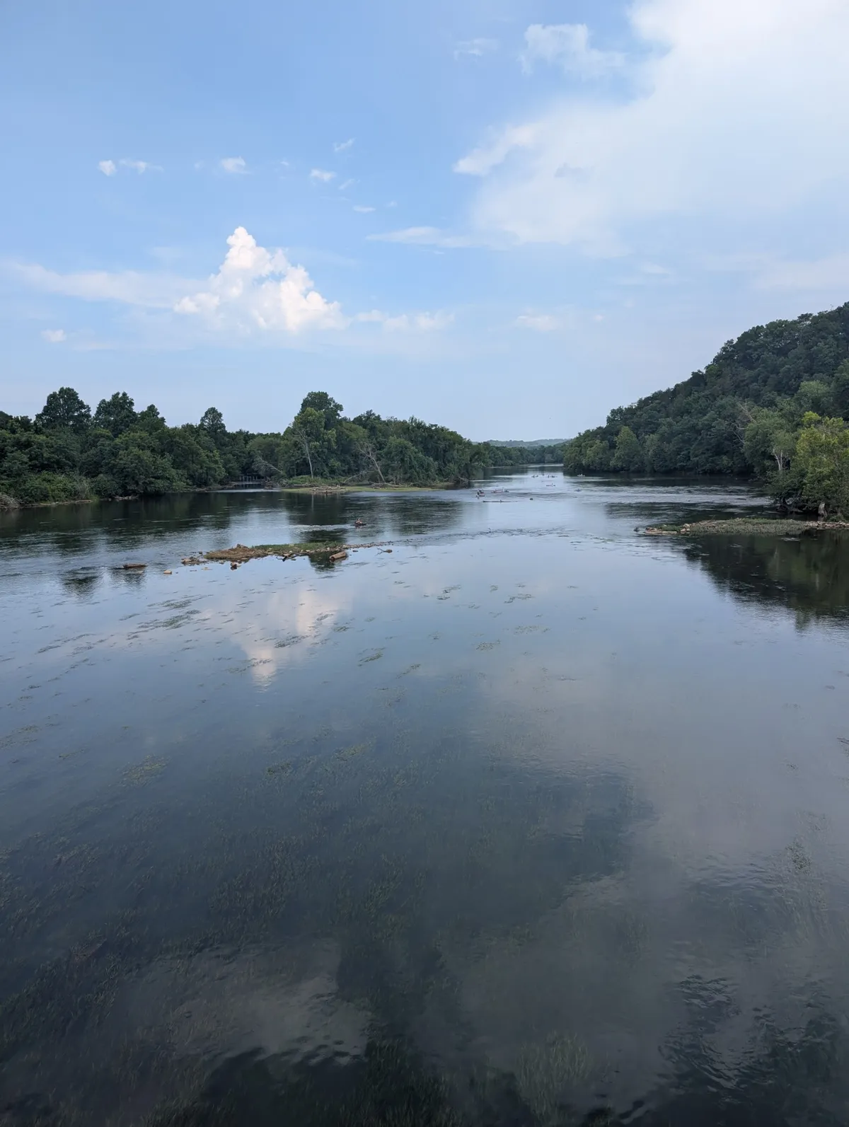 the shallows of a river