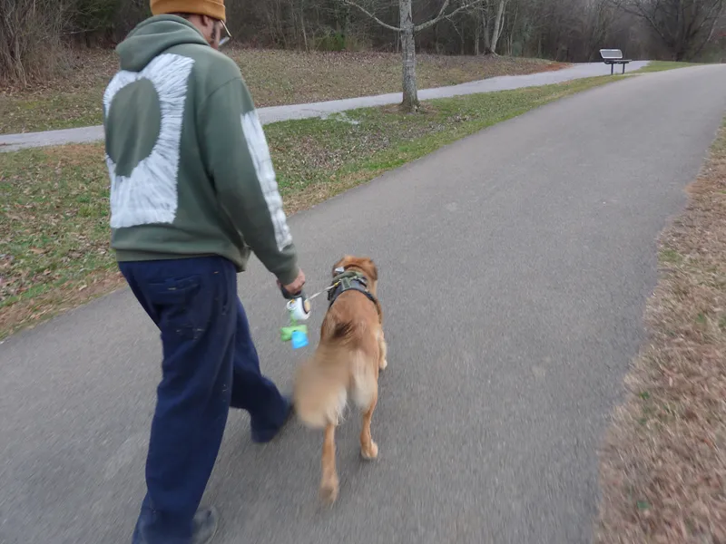 Danny and Ranni walking