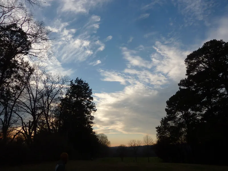 Beginnings of a sunset