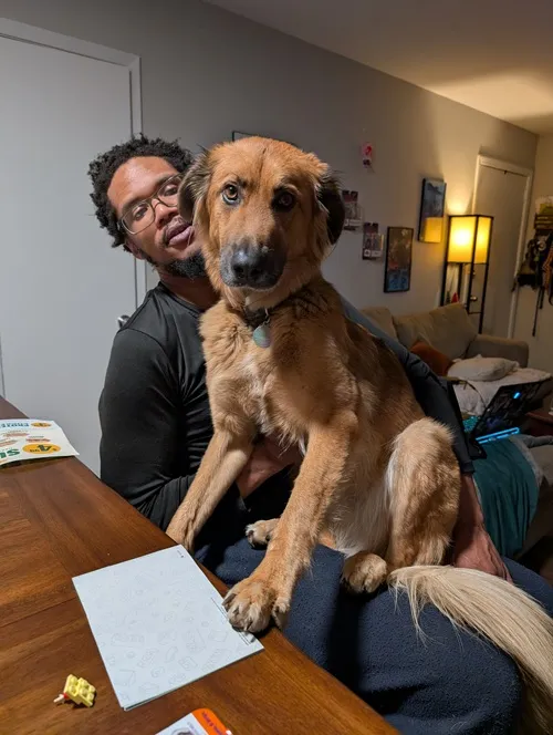 Ranni sitting in Danny's lap