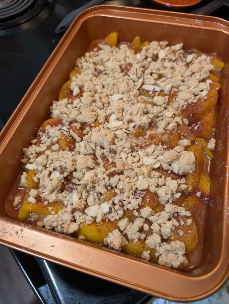 peach crisp