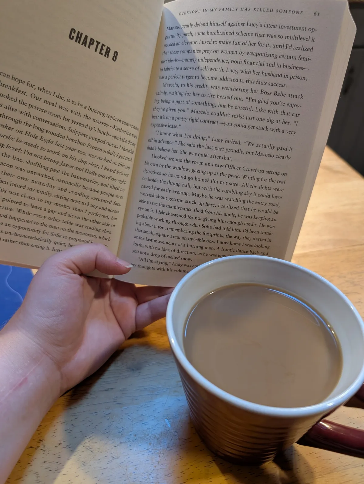 coffee with a book