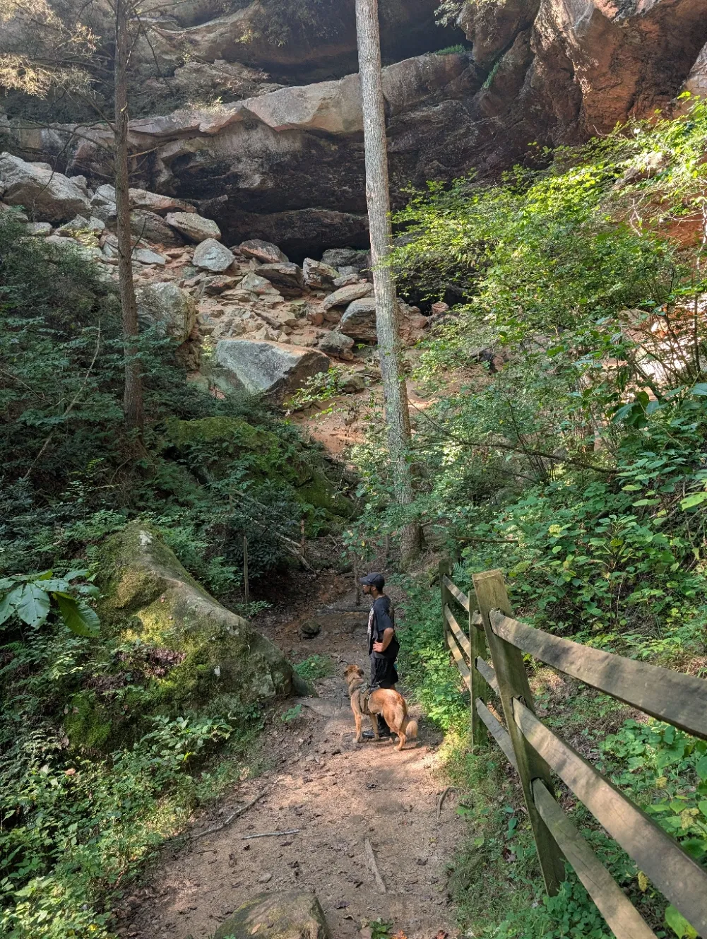 Danny and Ranni in the gorge
