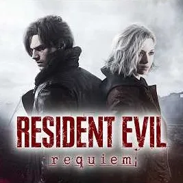 Resident Evil Requiem key art featuring Leon and Grace