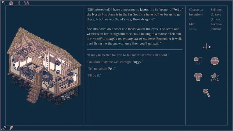 a screenshot from Roadwarden