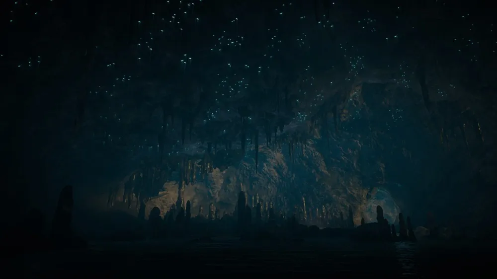a starry cave