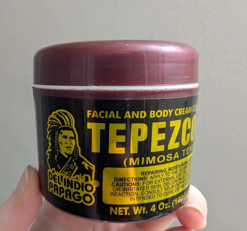 Del Indio Papago Tepezcohuite face cream