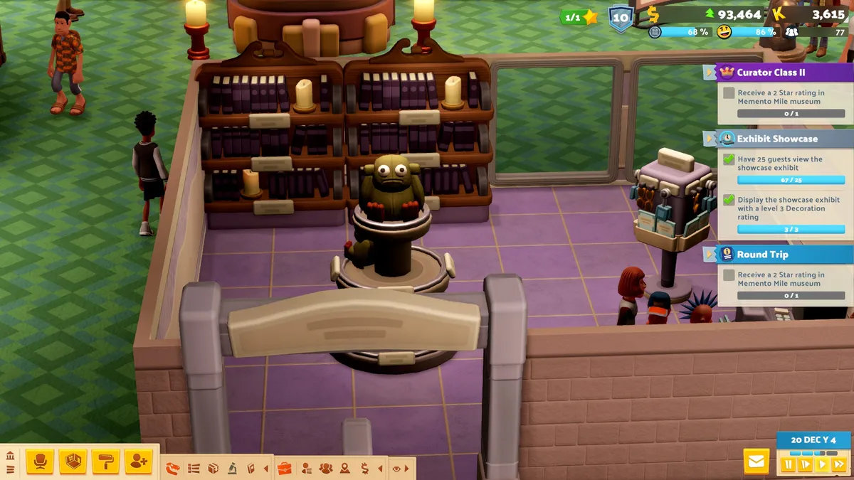 screenshot of a gift shop from Two Point Museum