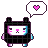 a pixel bear