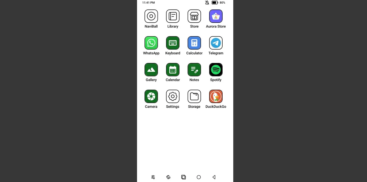 e-ink tablet