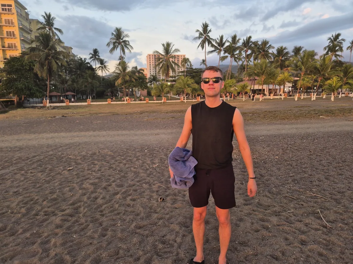 Markus on Jaco beach