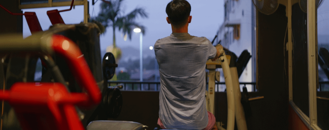 Justin in Bentong gym