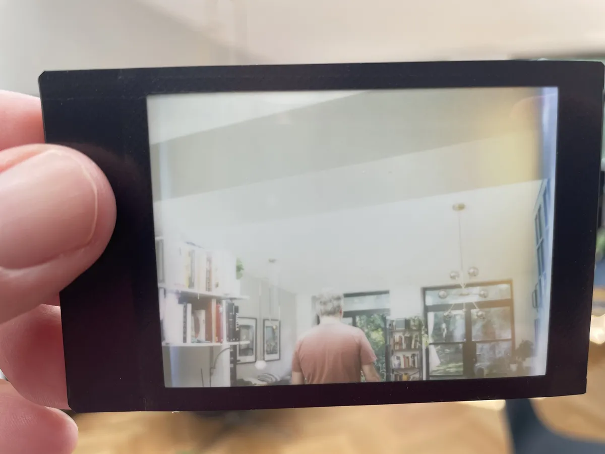 an actual instant photo from the Parvola