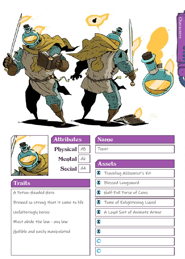 Grok 2e part 1 - character example