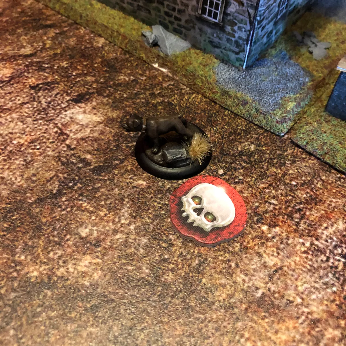 After which, the hound is struck by fear!