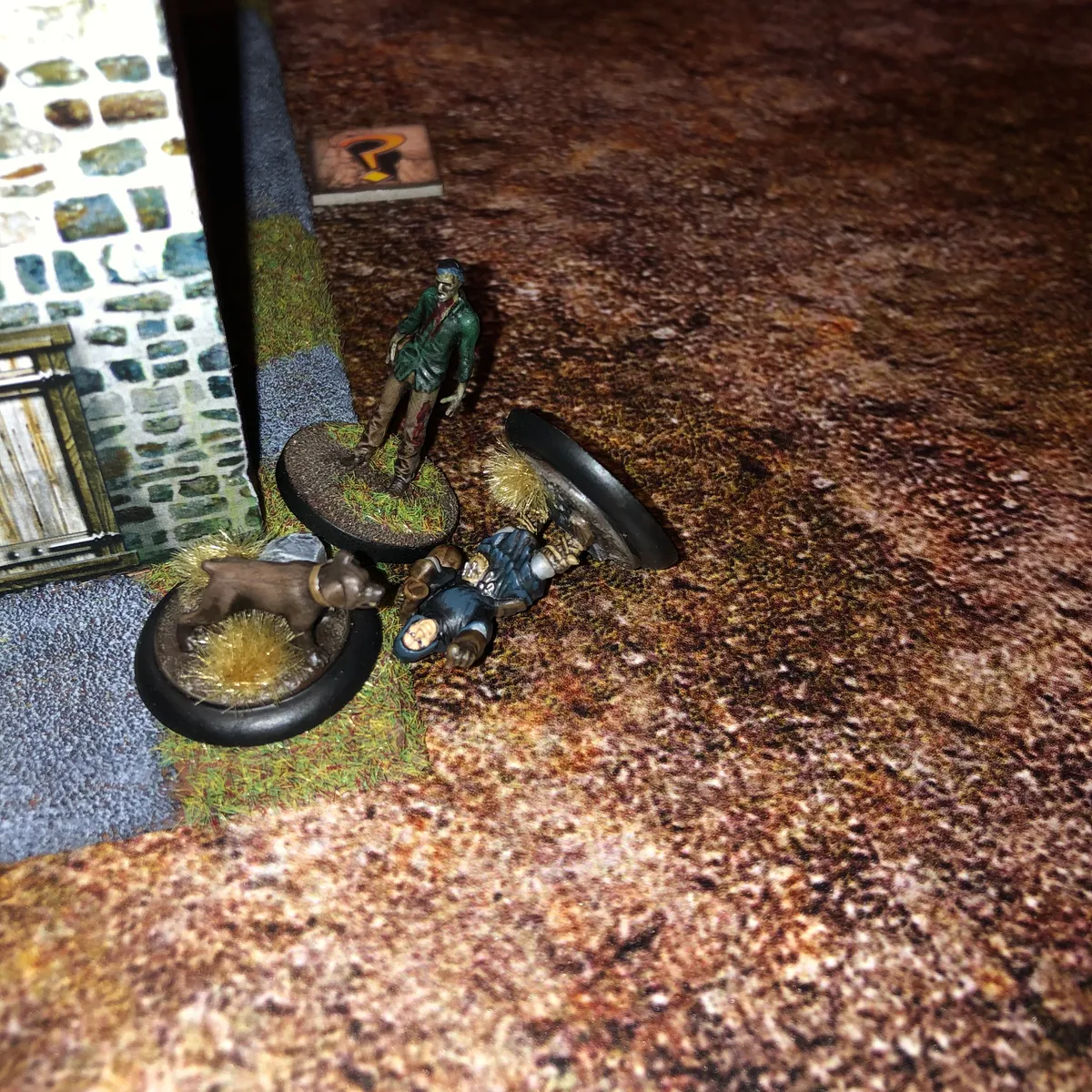 The thief falls to the zombies