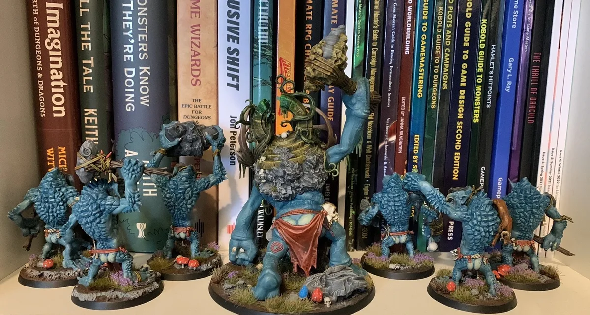 Troggoths showing their bums!