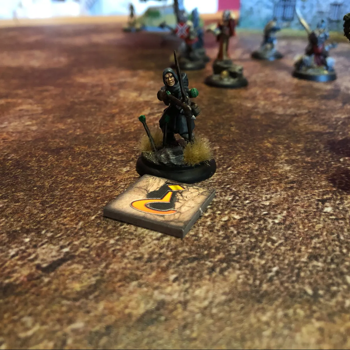 The ranger grabs a clues.