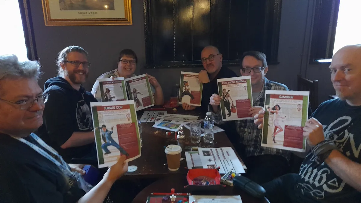 The Feng Shui players in all their ass kicking glory!