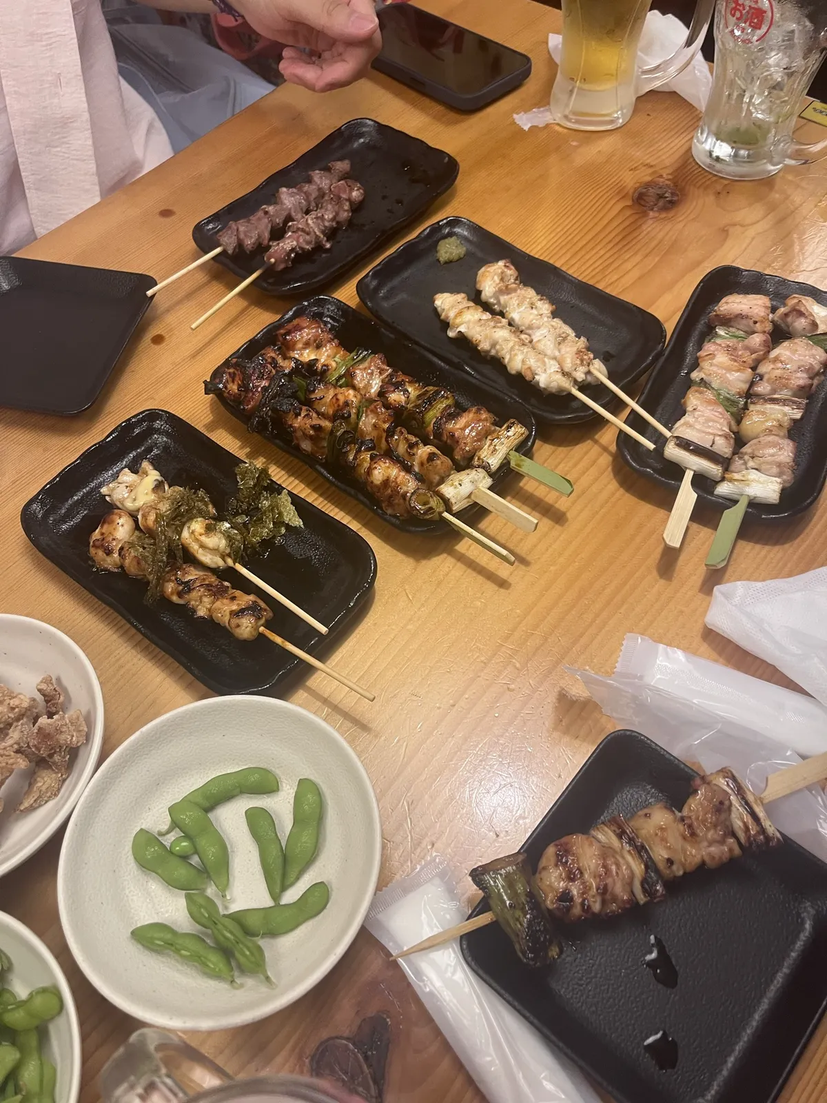 some of many skewers