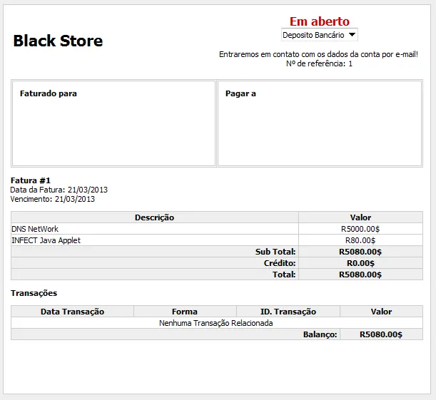 Ladrões honestos: recibo de sua compra no submundo