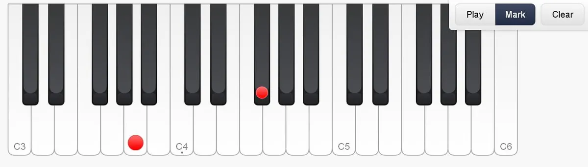 Music Theory Net 鍵盤標記功能