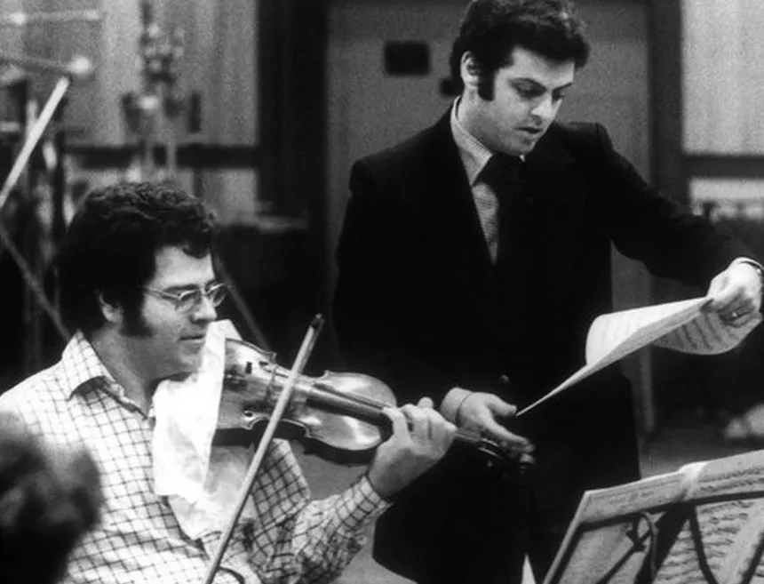 Itzhak Perlman with Daniel Barenboim