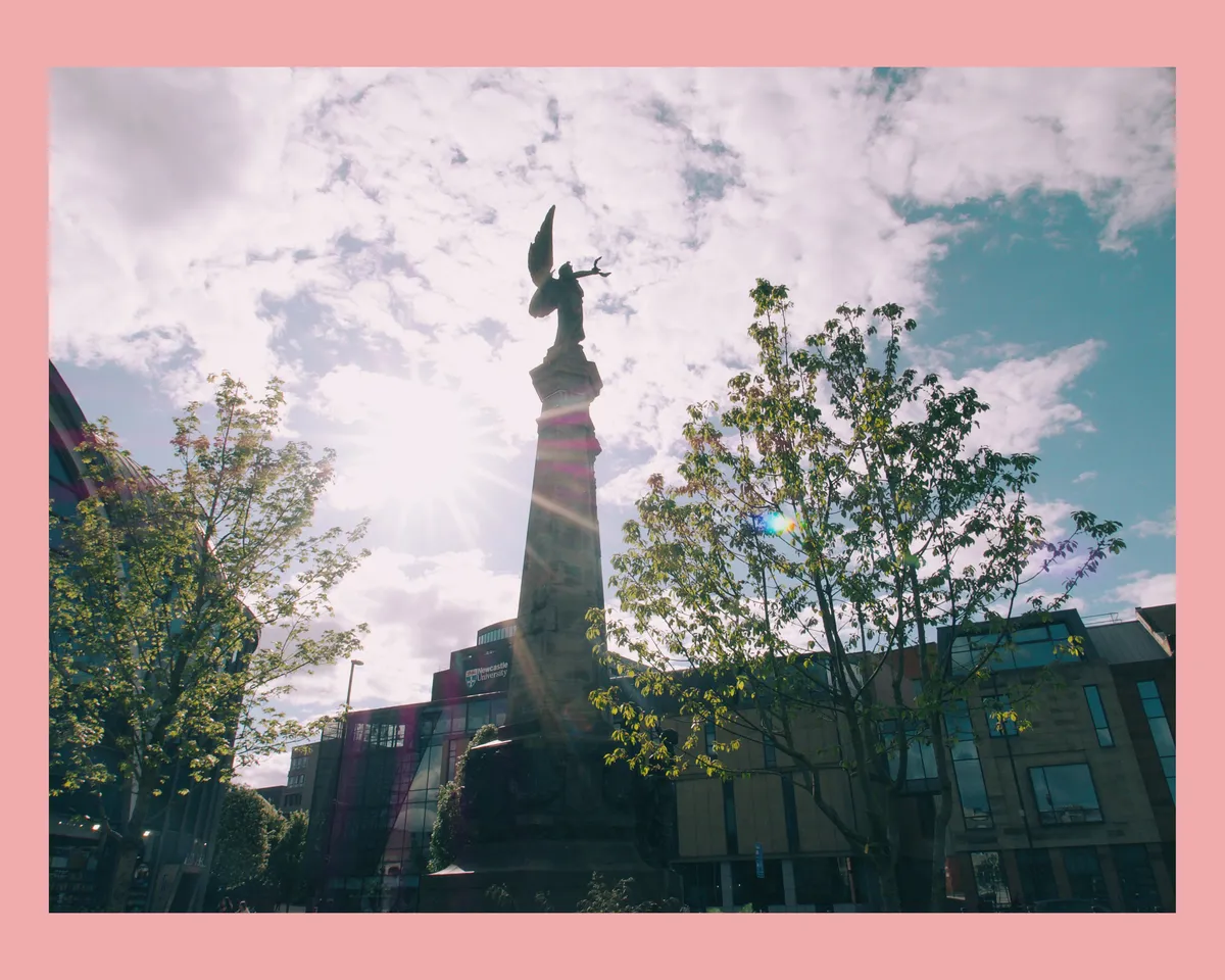 A monument at Haymarket