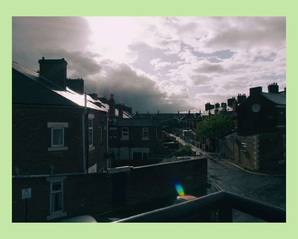 Rainy Evening with some houses