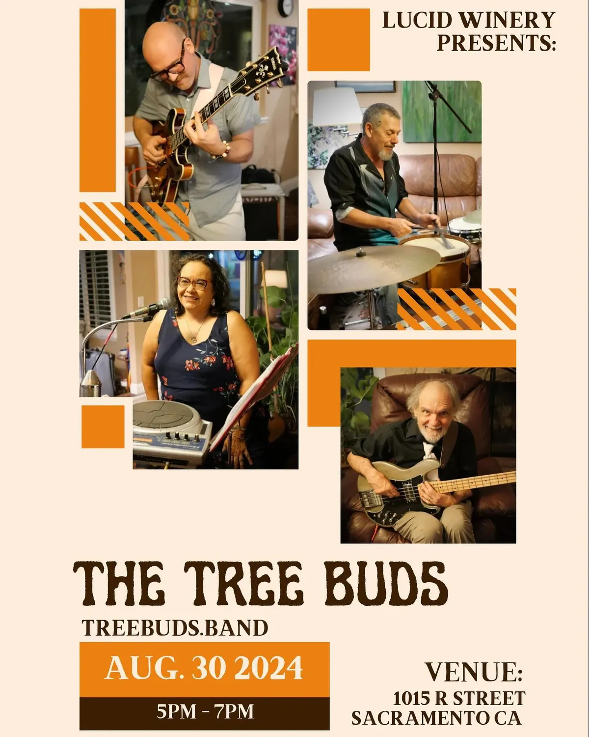 The Tree Buds at Lucid Winery, August 30, 2024