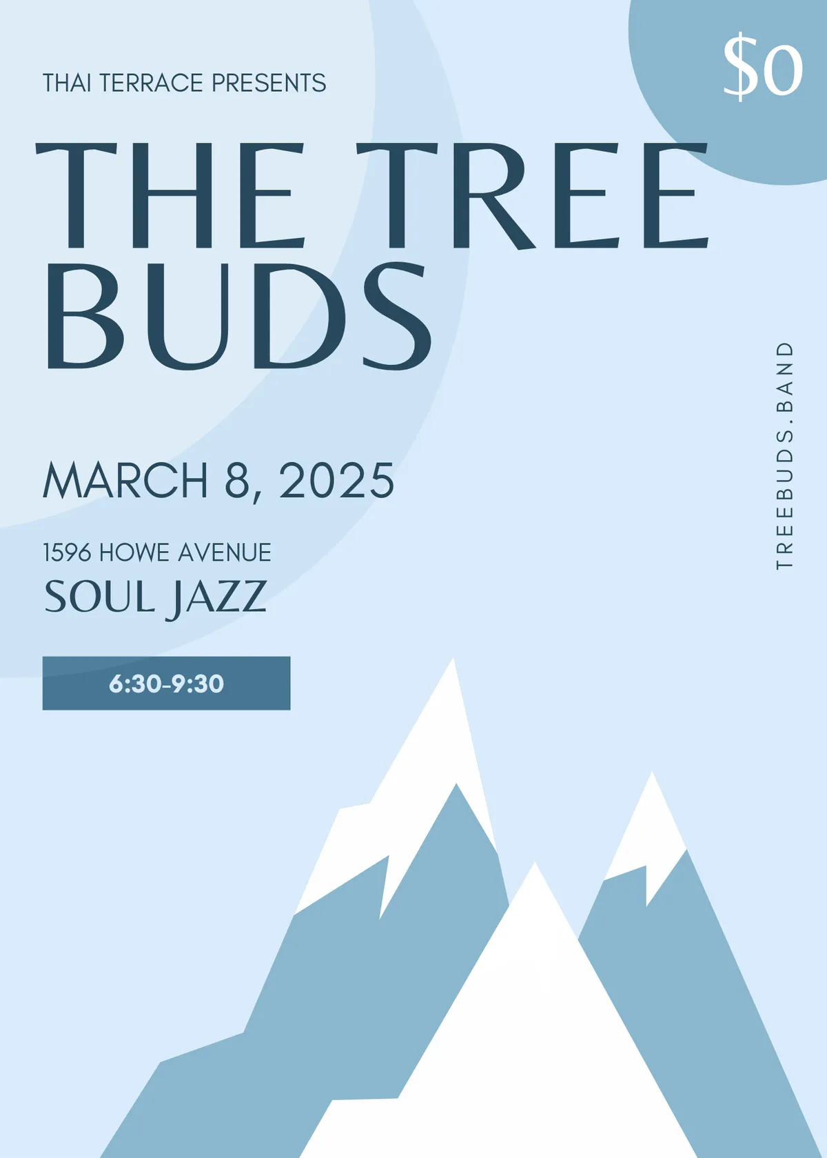 The Tree Buds at Thai Terrace March 8, 2025