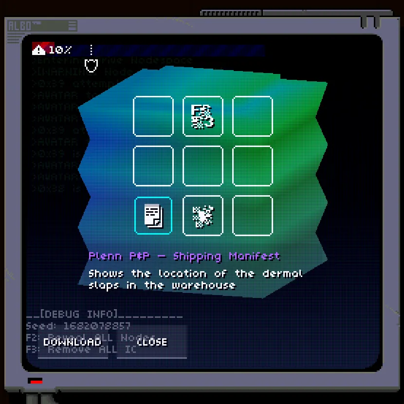 data-store-command-screen
