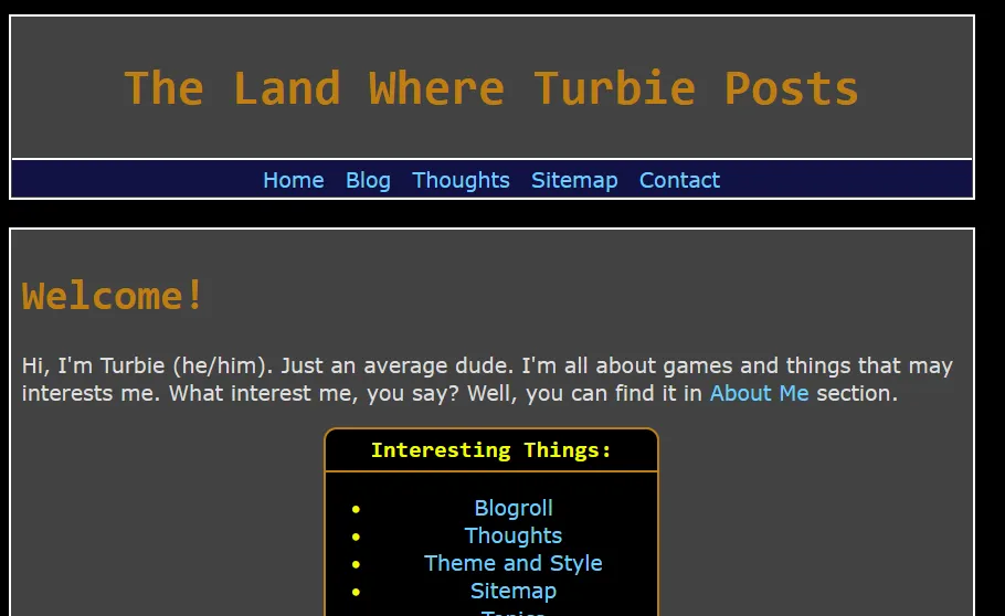 Dark Theme