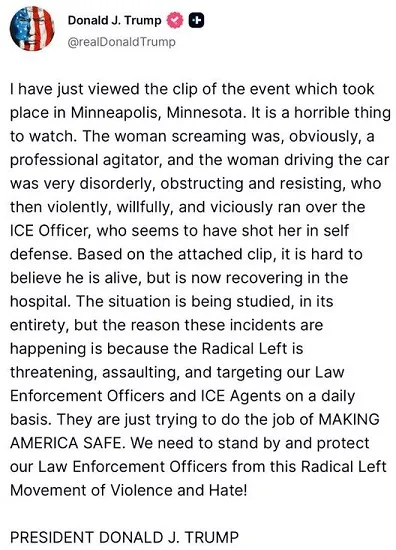Calming words from the instigator-in-chief