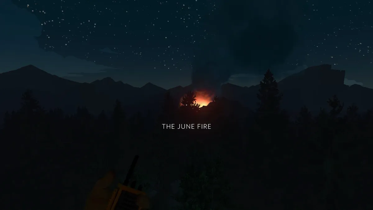 Firewatch - Day 64_ Henry & Delilah Name Wildfire the ''June Fire'' (Talk About Tequila) Dialogue - 0-1-30