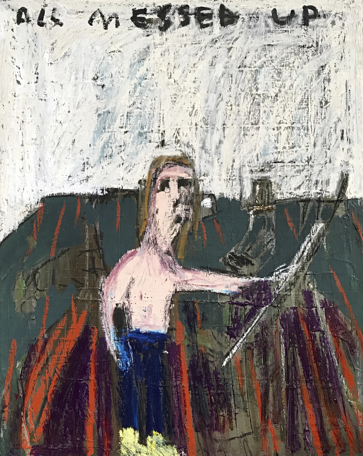 All messed up 63x50cm