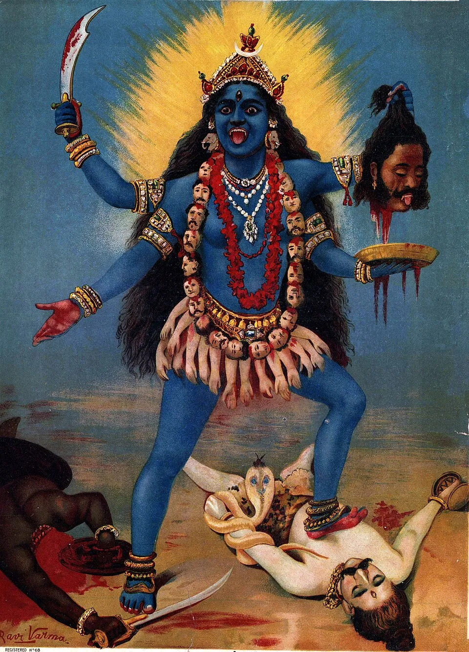 Kali_by_Raja_Ravi_Varma