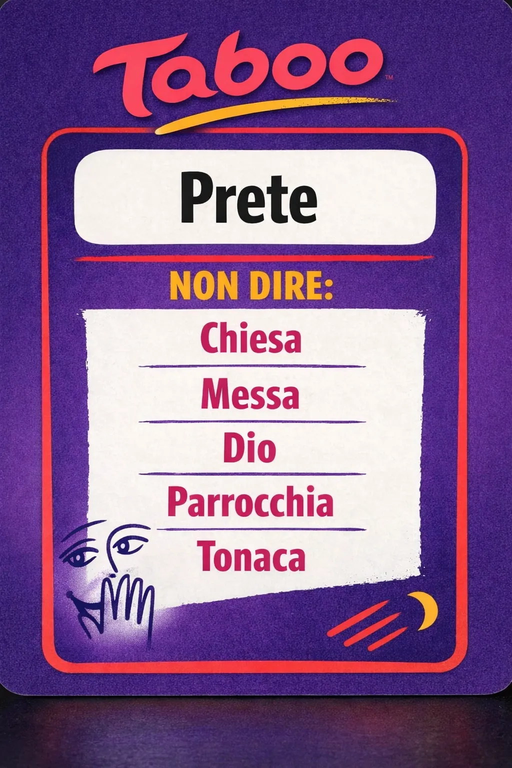 Carta Taboo: prete