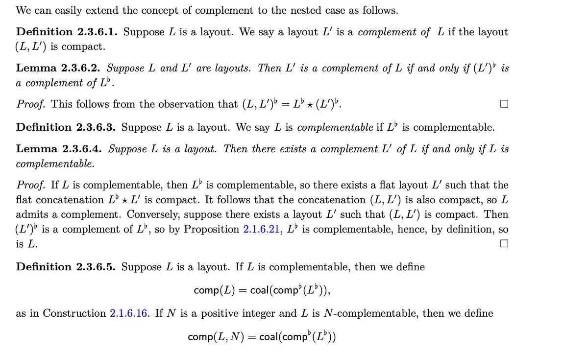Complement general