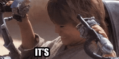 Anakin it's working gif