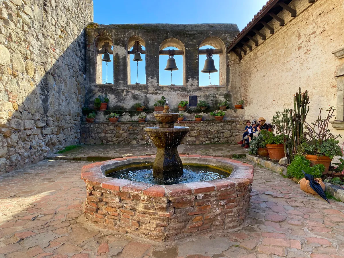 Fountain at Mission San Juan Capistrano