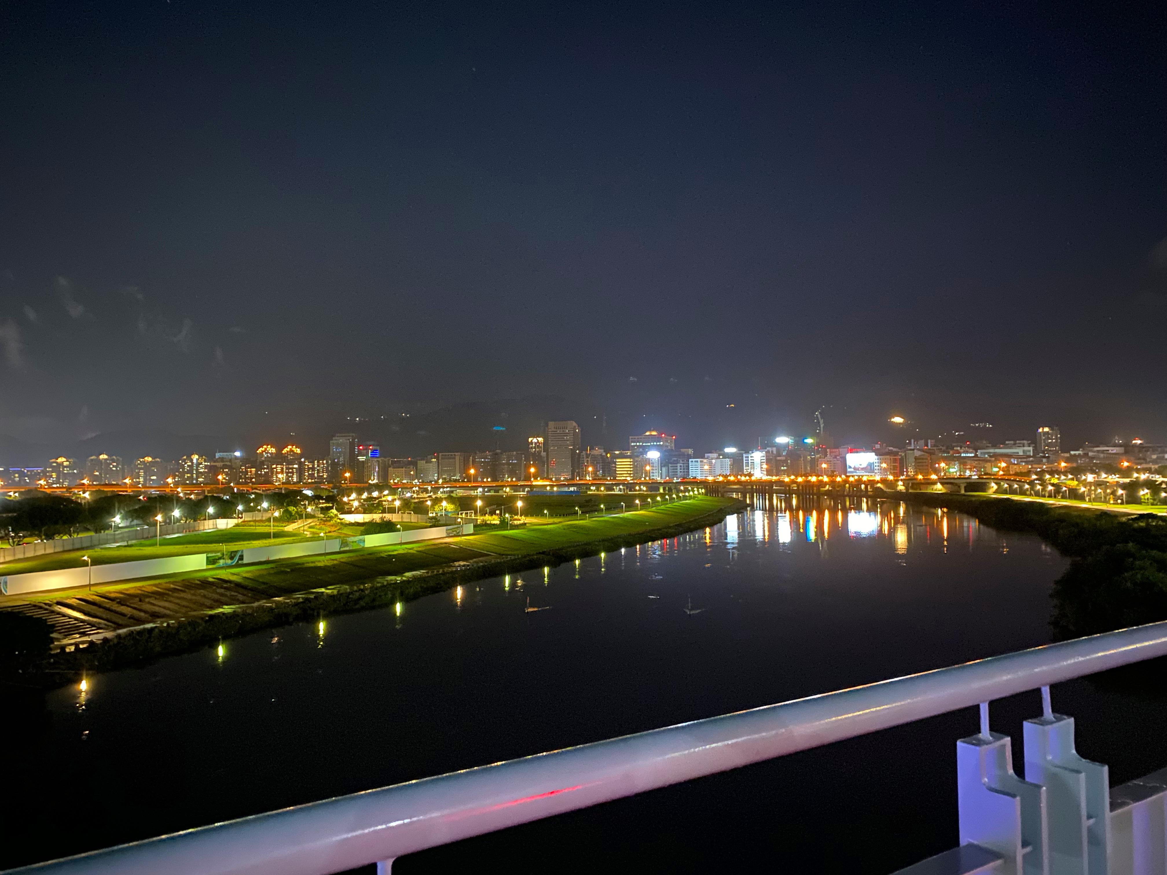 River view from a bridge