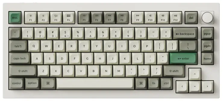 Keychron-Q1-Max-QMK-VIA-Wireless-Custom-Mechanical-Keyboard-75_-Layout-Aluminum-White-Fully-Assembled-Knob-for-Mac-Windows-Linux-Gateron-Jupiter-Red copy