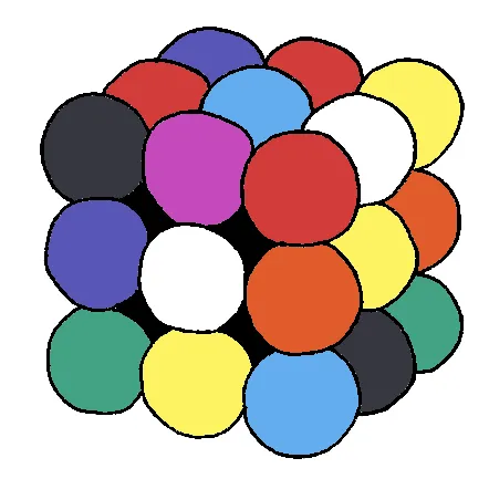 Base coloré