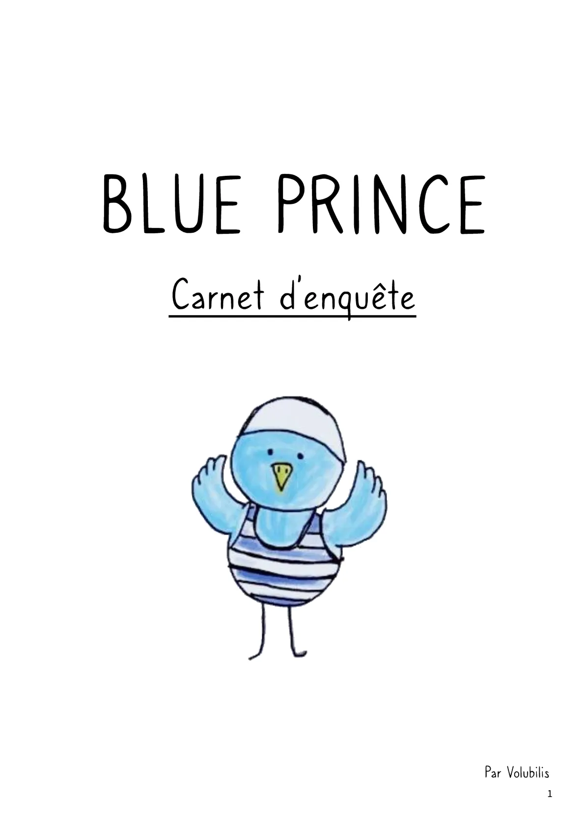 Blue Prince Carnet d'enquête