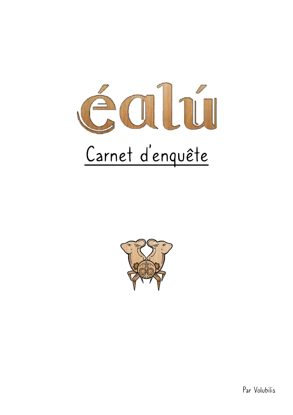Ealu Carnet d'enquête