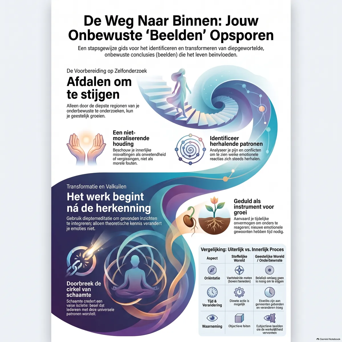 Beelden 2-4 de onbewuste conclusies die ons leven bepalen